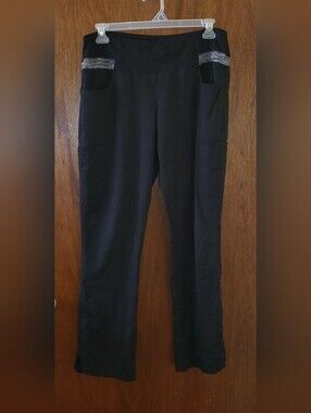 Greys Anatomy Impact Black Scrub Pants Sz Medium